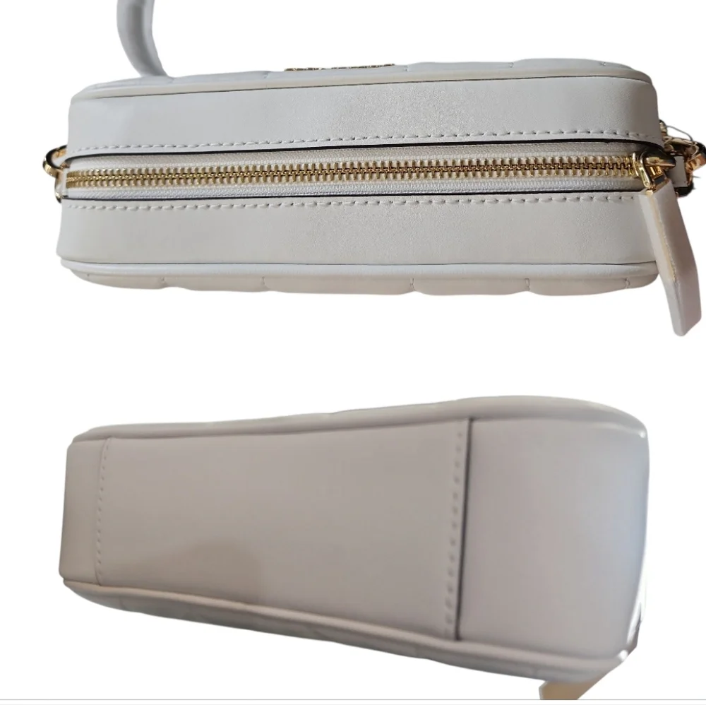 NWT Michael Michael Kors White Leather Crossbody